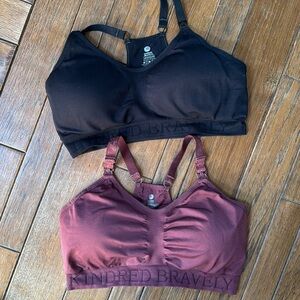 Two kindred Braverly nursing bras